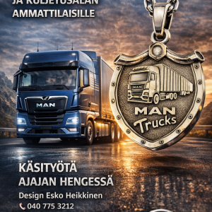 MAN Trucks riipus Hopeaa Hinta 45€